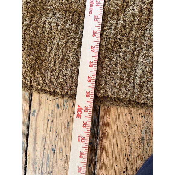 Bobeau Womens Open Front Textured Cardigan Green Brown M Cocoon Style Pockets - Picture 7 of 8